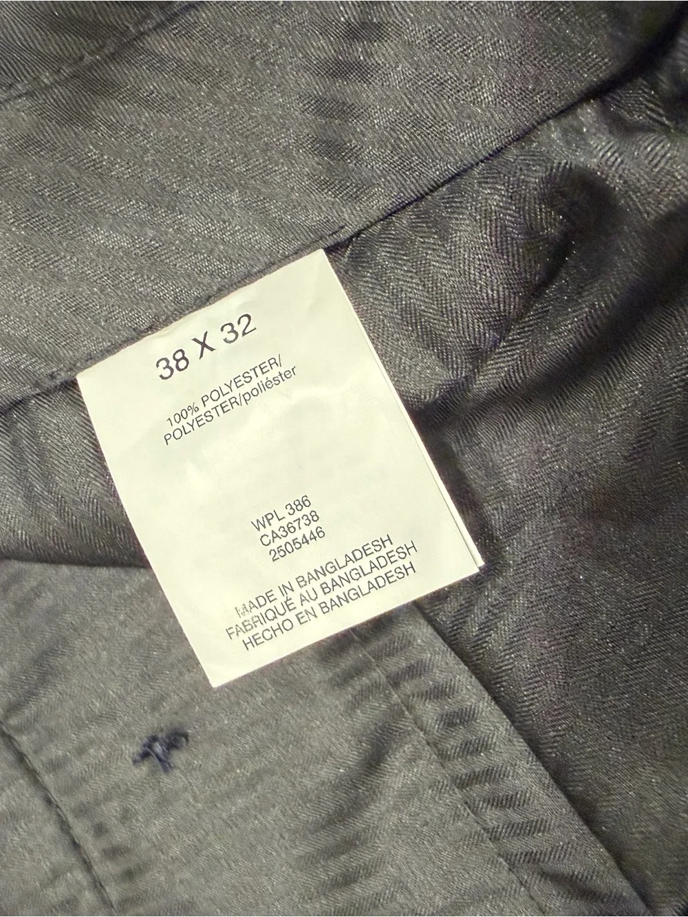Kenneth Cole Reaction Men's Navy Slim Fit Dress Pants NWT - 38x32